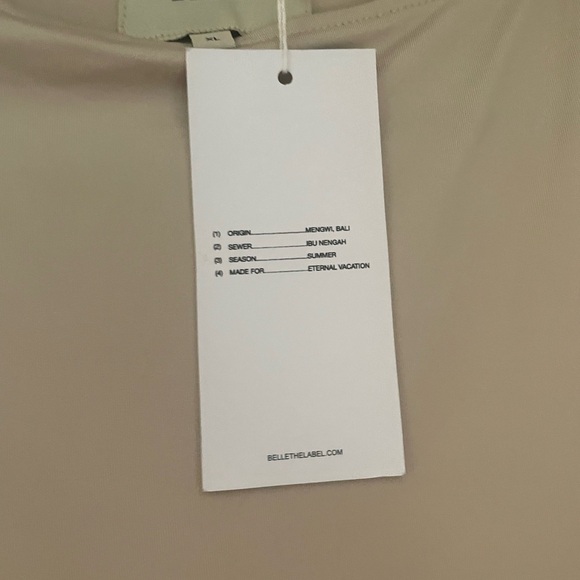 NWT BELLE THE LABEL CREAM BALLERINA DRESS (Sold Out) - Picture 3 of 5